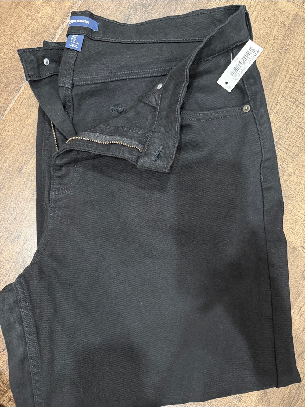 Amazon Essentials Women’s Black Wide Leg Jeans